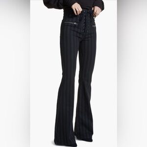AFRM Claire Lace-Up Flare Jeans